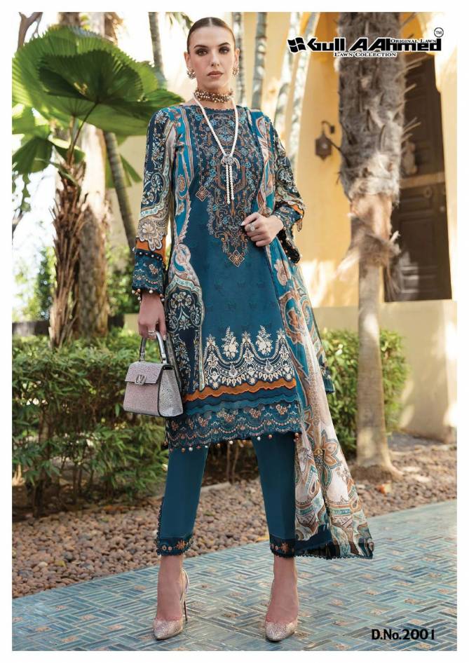 Gull Ahmed Minhal Vol 2 Karachi Cotton Dress Material Catalog